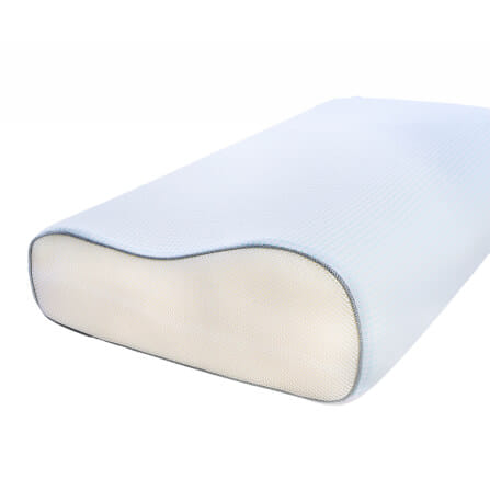 หมอนสุขภาพ เมมโมรี่โฟม AKEMI รุ่น COOLING AIRCOOL CONTOUR MEMORY PILLOW 9557108766266 ขนาด 60X40 CM + 10/12 CM สีฟ้า_6